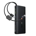 Външна батерия Baseus EnerFill FC41 (E0028N03) - два USB-C кабела, бързо зареждане, 100W, 20000mAh - Черен