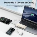 Външна батерия Baseus EnerFill FC41 (E0028N03) - два USB-C кабела, бързо зареждане, 100W, 20000mAh - Черен
