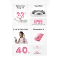 Безжични слушалки Baseus Bass BS2 Lite (A0010A02) - Bluetooth 6.0, SuperBass, 2-Mic ENC, IP55 - Черни