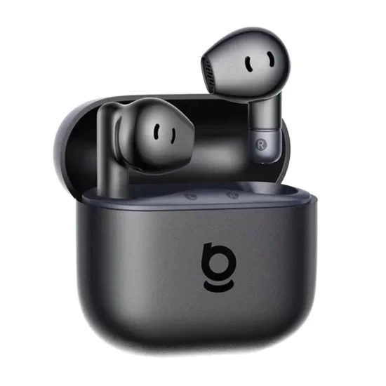 Безжични слушалки Baseus Bass BS2 Lite (A0010A02) - Bluetooth 6.0, SuperBass, 2-Mic ENC, IP55 - Черни