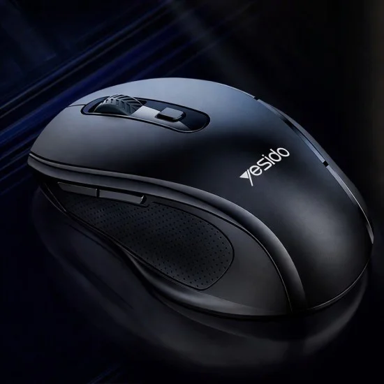 Безжична мишка Yesido KB45 - 2.4G Connection, 800 / 1200 / 1600 DPI, Low Noise - Черна