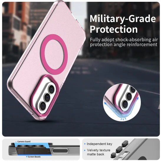 Калъф за Samsung Galaxy A37 5G - CandyCase MagSafe - Techsuit - Розов