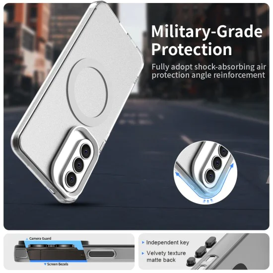 Калъф за Samsung Galaxy A37 5G - CandyCase MagSafe - Techsuit - Бял