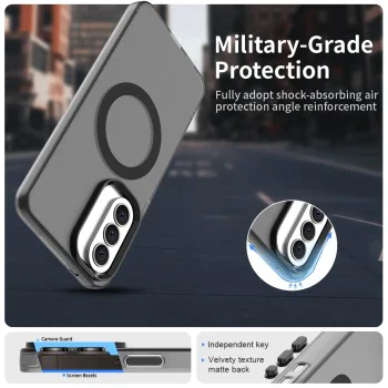 Калъф за Samsung Galaxy A37 5G - CandyCase MagSafe - Techsuit - Черен