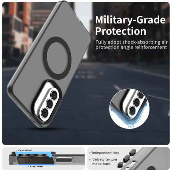 Калъф за Samsung Galaxy A37 5G - CandyCase MagSafe - Techsuit - Черен