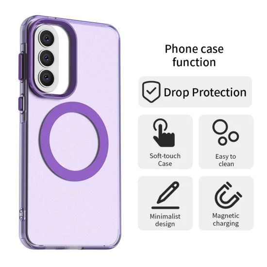 Калъф за Samsung Galaxy A57 5G - CandyCase MagSafe - Techsuit - Лилав