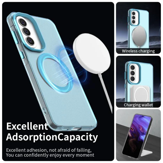 Калъф за Samsung Galaxy A57 5G - CandyCase MagSafe - Techsuit - Син