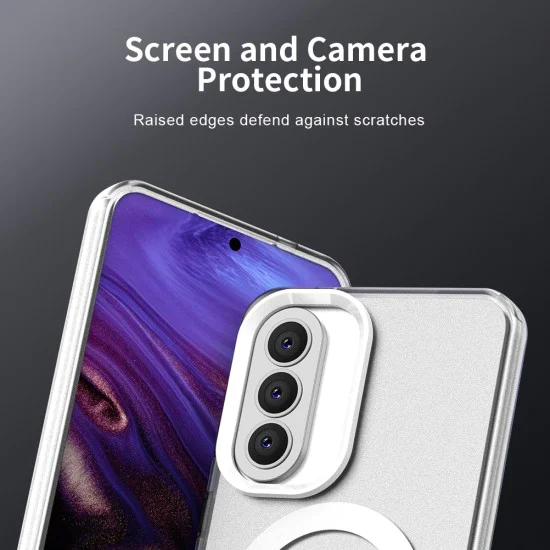 Калъф за Samsung Galaxy A57 5G - CandyCase MagSafe - Techsuit - Бял