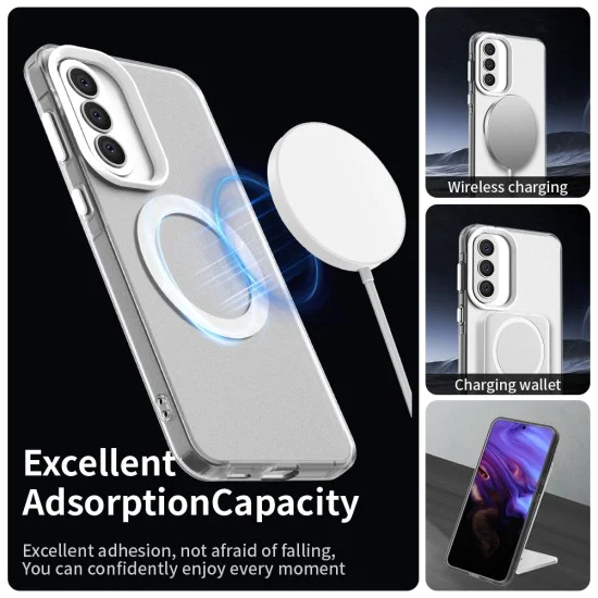 Калъф за Samsung Galaxy A57 5G - CandyCase MagSafe - Techsuit - Бял