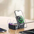 Стойка за безжично зареждане Yesido DS38 - 8in1, MagSafe, Fast Charging, за iPhone, Apple Watch, Earbuds, 65W - Черна