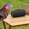 Безжична колонка Yesido YSW38 - Bluetooth 5.3, RGB Lighting, TWS, TF Card, USB, AUX, 2000mAh, 30W - Черна