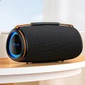 Безжична колонка Yesido YSW38 - Bluetooth 5.3, RGB Lighting, TWS, TF Card, USB, AUX, 2000mAh, 30W - Черна