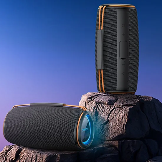 Безжична колонка Yesido YSW38 - Bluetooth 5.3, RGB Lighting, TWS, TF Card, USB, AUX, 2000mAh, 30W - Черна