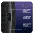 Безжична колонка Yesido YSW38 - Bluetooth 5.3, RGB Lighting, TWS, TF Card, USB, AUX, 2000mAh, 30W - Черна