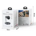Стойка за безжично зареждане 3in1 Yesido DS40 - за Phone, Earphone, Watch с Touch Switch, Fan, Qi2.2, 25W, Type-C Cable - Черна