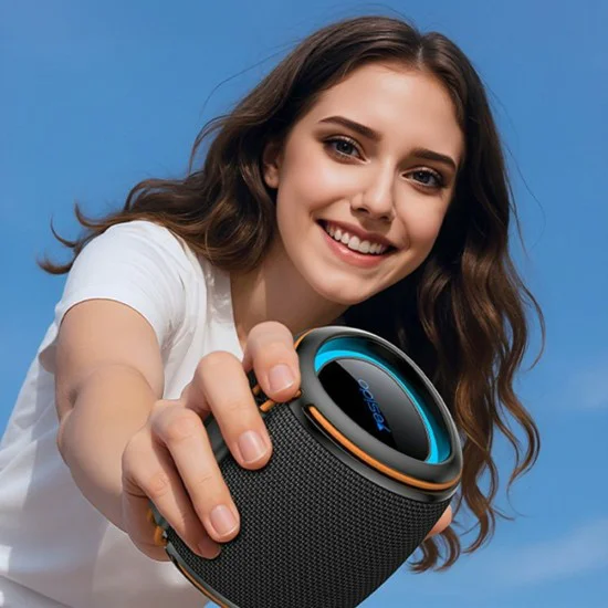 Безжична колонка Yesido YSW40 - Bluetooth 5.3, Type-C, TF Card, USB, 1200mAh, 8W - Черна
