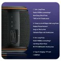 Безжична колонка Yesido YSW40 - Bluetooth 5.3, Type-C, TF Card, USB, 1200mAh, 8W - Черна