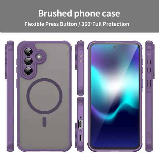 Калъф за Samsung Galaxy A37 5G - HaloFrost II MagSafe - Techsuit - Лилав
