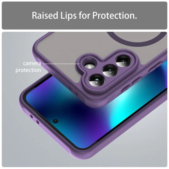 Калъф за Samsung Galaxy A37 5G - HaloFrost II MagSafe - Techsuit - Лилав