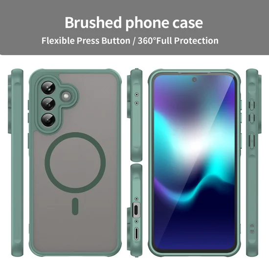 Калъф за Samsung Galaxy A37 5G - HaloFrost II MagSafe - Techsuit - Зелен