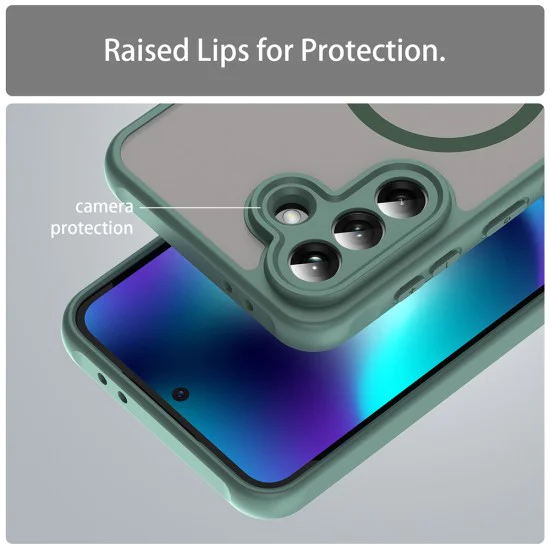Калъф за Samsung Galaxy A37 5G - HaloFrost II MagSafe - Techsuit - Зелен