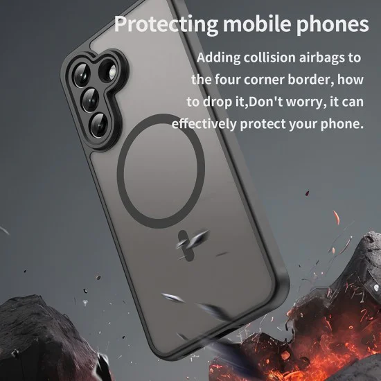 Калъф за Samsung Galaxy A37 5G - HaloFrost II MagSafe - Techsuit - Черен