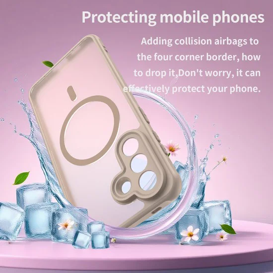 Калъф за Samsung Galaxy A57 5G - HaloFrost II MagSafe - Techsuit - Златист