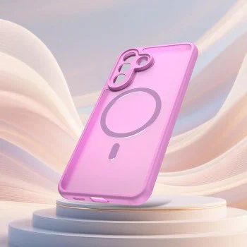 Калъф за Samsung Galaxy A57 5G - HaloFrost II MagSafe - Techsuit - Розов