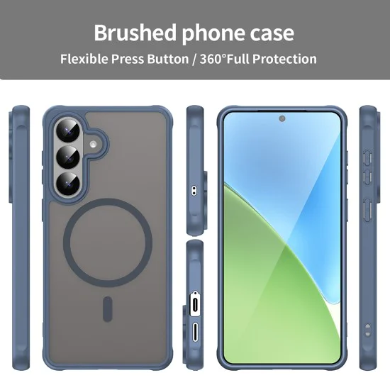 Калъф за Samsung Galaxy S26 Plus - HaloFrost II MagSafe - Techsuit - Тъмносин