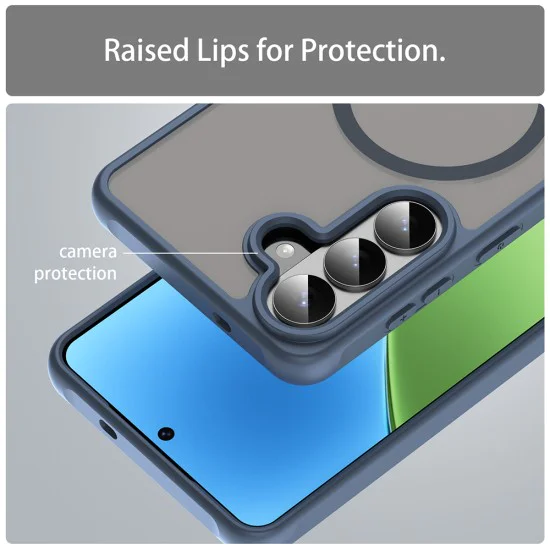 Калъф за Samsung Galaxy S26 Plus - HaloFrost II MagSafe - Techsuit - Тъмносин