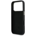Калъф за iPhone 17 Pro - Guess Hardcase Resin Logo - Черен