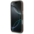 Калъф за iPhone 17 Pro Max - Guess Hardcase Resin Logo - Кафяв