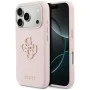 Калъф за iPhone 17 Pro Max - Guess Hardcase Resin Logo - Розов