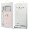 Калъф за iPhone 17 Pro Max - Guess Hardcase Resin Logo - Розов