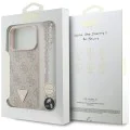 Калъф за iPhone 17 Pro - Guess Hardcase 4G with Strap Triangle Logo MagSafe - Розов