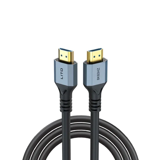 Видео кабел Lito HD119 (LD-H11) - HDMI към HDMI, 8K@60Hz, HDR, 1.8м - Черен