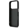 Калъф за iPhone 17 Pro Max - Karl Lagerfeld Hardcase Leather K&C Print & Pocket - Черен