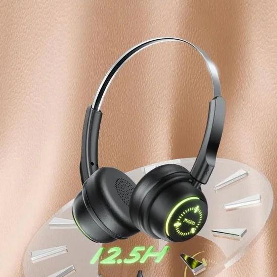 Безжични слушалки Yesido EP15 - за деца, с Bluetooth, 40mm Speakers, 300mAh - Черни