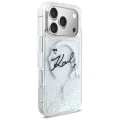 Калъф за iPhone 17 Pro - Karl Lagerfeld Glitter Karl Script Logo MagSafe - Прозрачен