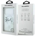 Калъф за iPhone 17 Pro - Karl Lagerfeld Glitter Karl Script Logo MagSafe - Прозрачен