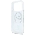 Калъф за iPhone 17 Pro - Karl Lagerfeld Glitter Karl Script Logo MagSafe - Прозрачен