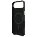 Калъф за iPhone 17 Air - Karl Lagerfeld Hardcase Leather Khead Logo MagSafe - Черен