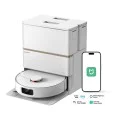 Прахосмукачка робот Deerma X80 - сухо и мокро почистване, 15000Pa, лазерен сензор, 5200mAh - Бяла