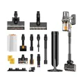 Безжична прахосмукачка Deerma T50W XT Station - 27000Pa, 600W, 2500mAh, HEPA, Cyclone Technology, LED дисплей - Черна