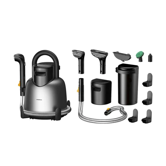 Парочистачка Deerma BY700 S - 13000Pa, 1700W, висока температура, 3 режима, 5 четки, самопочистване - Черна