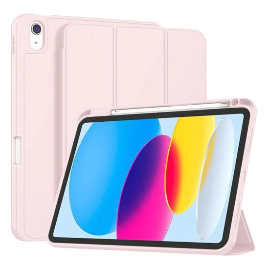 Калъф за iPad 10 (2022) 10.9 - Flex Trifold - Розов