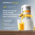 Електрическа сокоизстисквачка за цитруси Deerma LC01 - безжична, автоматична сепарация на пулпа, 1500mAh, 45W - Бяла