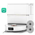 Прахосмукачка робот Deerma X80 - сухо и мокро почистване, 15000Pa, лазерен сензор, 5200mAh - Бяла