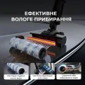 Безжична прахосмукачка Deerma VX100 Ultra - Dry & Wet Cleaning, 20000Pa, 300W, Auto Brush Wash, 6x4000mAh, IPX6 - Черна