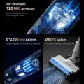 Безжична прахосмукачка Deerma T10W - 20000Pa, 265W, 2200mAh, дигитален мотор, 2 режима, HEPA H13 - Бяла
